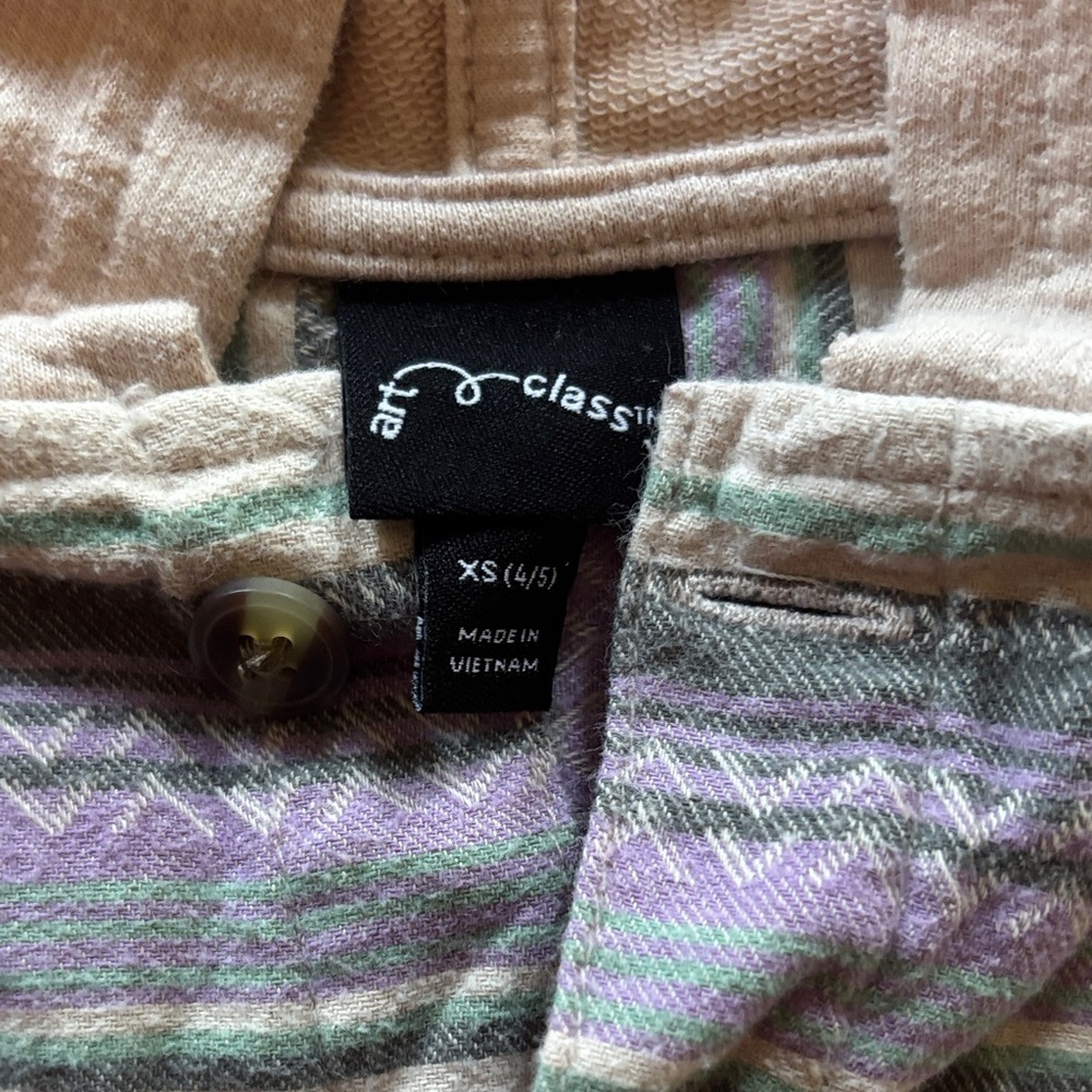 Art Class Multicolor Striped Jacket - Picture 2 of 4